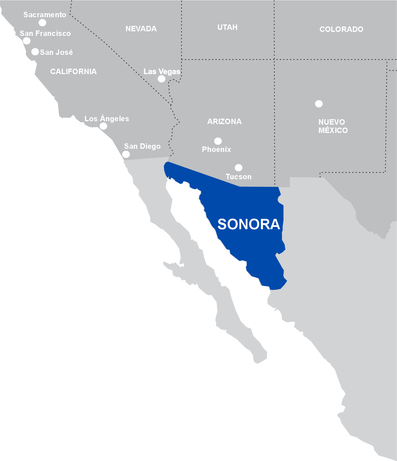 sonora map